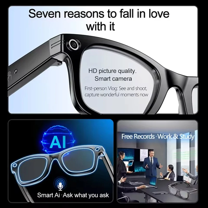 Lenovo AI Smart Glasses 4K Cam - Smart Glasses Lens のレビューと価格