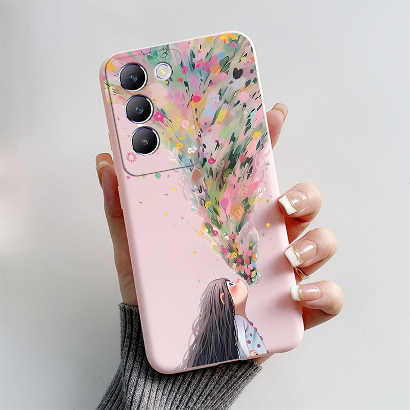 ソフトシリコンバックカバー,バタフライ,宇宙飛行士,y100 - Vivo V40 のレビューと価格