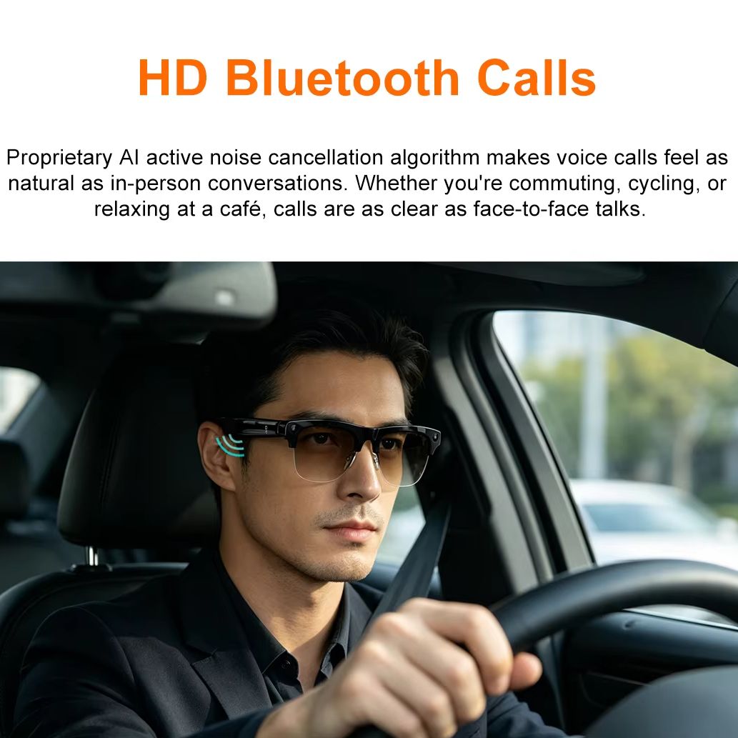 Lenovo スマートAIグラス 2400W HDカメラ 8 - Smart Glasses Lens のレビューと価格