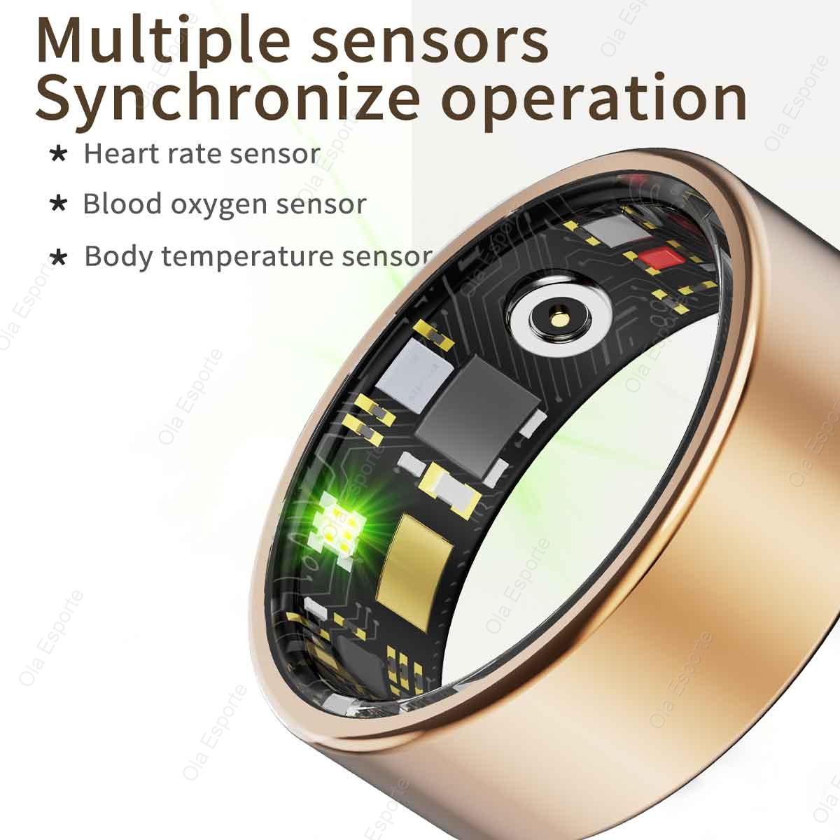 NEW R09 スマートリング（充電ケース付き）。心拍数、血 - Temperature Ring Skin のレビューと価格